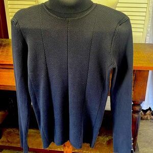 Tahari Ribbed Turtleneck Sweater
